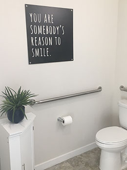 Weninger Dentistry office restroom