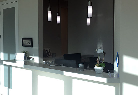 Weninger Dentistry reception desk